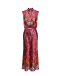 Платье FLEUR, отделка тесьмой и принт цветы Saloni | Фото 1