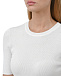 Трикотажный блузон с короткими рукавами, белый Parosh | Фото 7