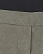 Вельветовые брюки цвета хаки для беременных Pietro Brunelli | Фото 11