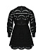 Платье с шитьем, черное Charo Ruiz | Фото 4