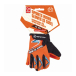 Детские спортивные перчатки Hape оранжевые с чёрным, размер S Детские спортивные перчатки Hape оранжевые с чёрным, размер S  | Фото 1