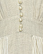 Платье миди с объёмными рукавами, белое Forte dei Marmi Couture | Фото 7