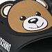 Черные шлепки с медвежонком Moschino | Фото 6