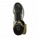 Черные ботинки с карманом цвета хаки Fendi | Фото 4