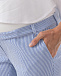 Голубые брюки в полоску для беременных Pietro Brunelli | Фото 8