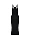 Трикотажное черное платье Mo5ch1no Jeans | Фото 2