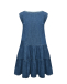 Платье из денима, голубое MM6 Maison Margiela | Фото 1