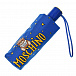Синий зонт с принтом &quot;звездочки&quot;, 21 см Moschino | Фото 5