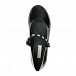 Черные лаковые туфли с лого на ремешке Dolce&Gabbana | Фото 4