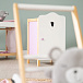 Кукольный шкаф Scarlett, белый/розовый/натуральный Roba | Фото 4