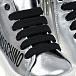 Высокие серебристые кеды Moschino | Фото 6