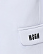 Пиджак укороченный белый на одной пуговице MSGM | Фото 3