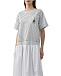 Платье в полоску юбка макс, белое Shatu | Фото 7