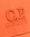Оранжевая бейсболка с вышитым лого CP Company | Фото 3