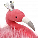 Игрушка мягконабивная &quot;Пушистый Фламинго с серебряной короной&quot; розовый, 37 см Jellycat | Фото 4