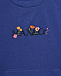 Свитшот с логотипом и вышитыми цветочками, синий Max&Co | Фото 3