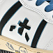Кеды с синим лого, белые will be Premiata | Фото 6
