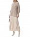 Плиссированная юбка миди с широким поясом Pietro Brunelli | Фото 3