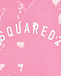 Свитшот с кружевной отделкой, розовый Dsquared2 | Фото 6