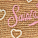 Плетеная сумка с вышивкой и жемчужинами Saint Barth | Фото 4