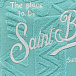 Сумка-косметичка с белым лого Saint Barth | Фото 4