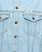 Куртка джинсовая с декором косички, голубая Forte dei Marmi Couture | Фото 7