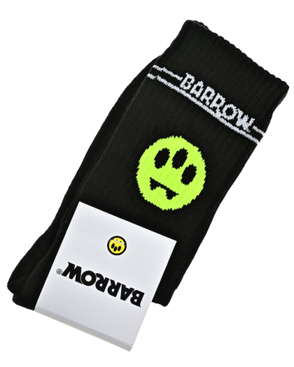 Носки с лого, черные Barrow | Фото 1