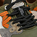 Кроссовки на шнуровке оранжевая пятка, серые Flower Mountain for Naturino Adult | Фото 6