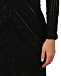 Платье из фактурной ткани, черное Charo Ruiz | Фото 6