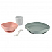 Набор посуды 2 тарелки, стакан, ложка COFFRET REPAS SILICONE EUCALYPTUS BEABA | Фото 2