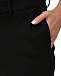 Зауженнные брюки длиной 7/8, черные Parosh | Фото 7