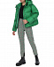 Короткая зеленая куртка с капюшоном Naumi | Фото 3