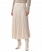 Плиссированная юбка миди с широким поясом Pietro Brunelli | Фото 8
