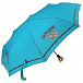 Голубой зонт с принтом &quot;мишки&quot;, 30 см Moschino | Фото 2
