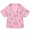Розовая пижама с принтом &quot;олени&quot; Dan Maralex | Фото 2