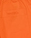 Шорты на резинке с карманами, оранжевые Max&Co | Фото 3