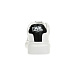 Кеды на шнуровке с черным логотипом, белые Karl Lagerfeld kids | Фото 3