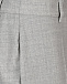 Зауженнные брюки длиной 7/8, серые Parosh | Фото 6