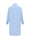 Платье-рубашка с лого, голубое MM6 Maison Margiela | Фото 5