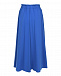 Синяя юбка с поясом на резинке Pietro Brunelli | Фото 3