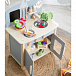 Детская игровая кухня с аксессуарами, серый/натуральный Roba | Фото 14
