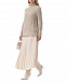 Плиссированная юбка миди с широким поясом Pietro Brunelli | Фото 5