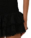 Мини-юбка с шитьем, черная Charo Ruiz | Фото 7