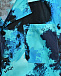 Рубашка пижамного кроя с принтом тай-дай, синяя MSGM | Фото 3
