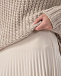 Плиссированная юбка миди с широким поясом Pietro Brunelli | Фото 9