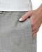 Зауженнные брюки длиной 7/8, серые Parosh | Фото 7